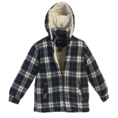 lined flannel jacket with hood