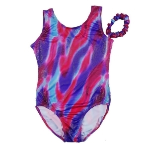 Wenchoice Adult Hot Pink Blue Diffuse Print Stylish Leotard Womens S-xl - Womens M
