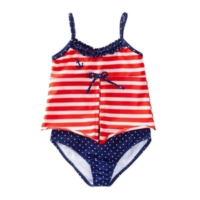 baby girl red swimsuit