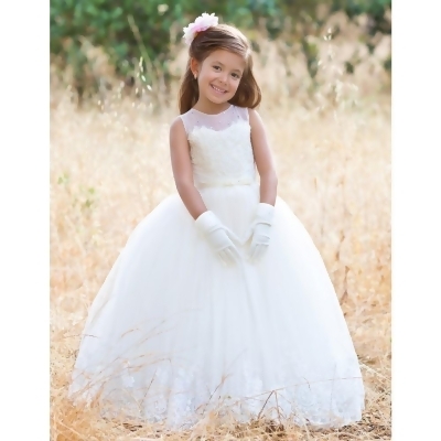 flower girl lace tulle dress
