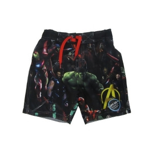 Marvel Little Boys Black Avengers Infiniti War Swim Shorts 4-7 - 7