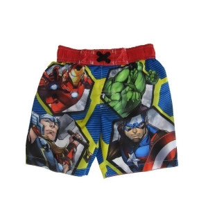 Marvel Little Boys Multi Color Avengers Swim Shorts 2T-4t - 2T
