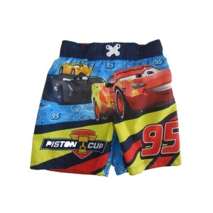 Disney Little Boys Multi Color Cars Swim Shorts 2T-4t - 4T