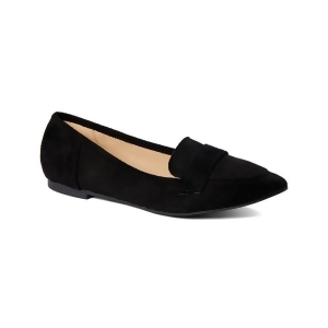 Gal Adult Black Pointed Toe Easy Slip-On Stylish Casual Flats 5.5-10 Womens - Womens 10