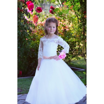 ivory blush flower girl dresses