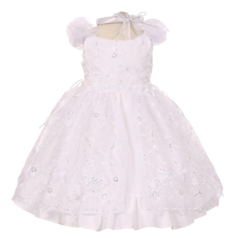 white dress for baptism baby