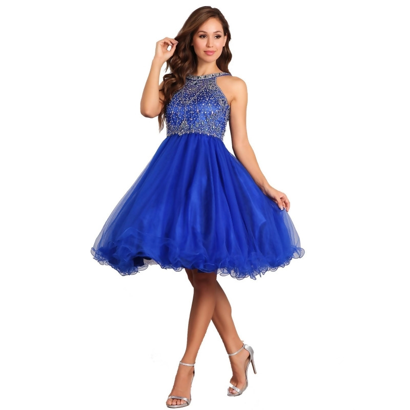 junior bridesmaid dresses royal blue