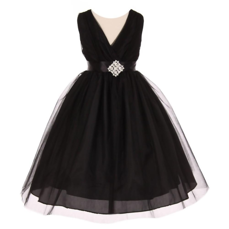 junior girls black dress