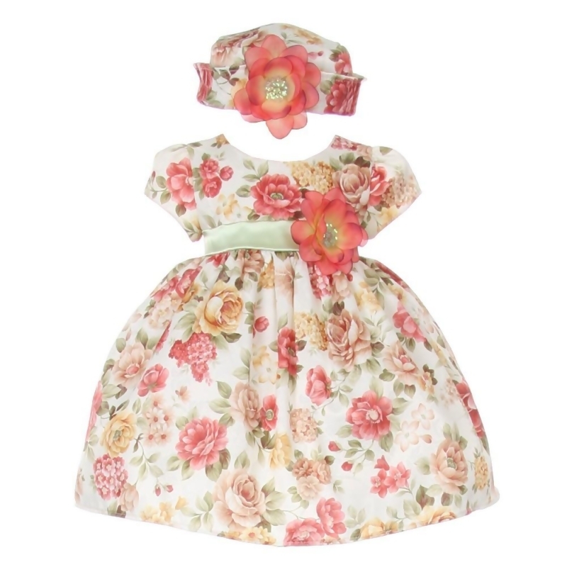 baby girl easter dress with hat
