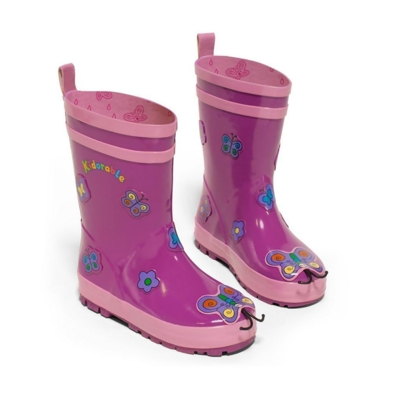 girls butterfly boots