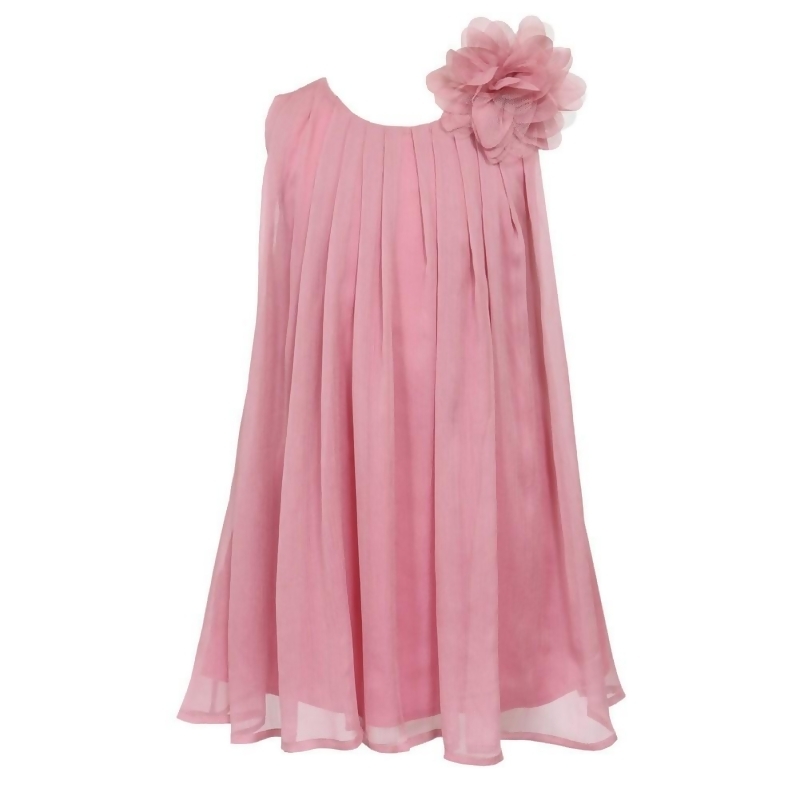 dusty rose little girl dress
