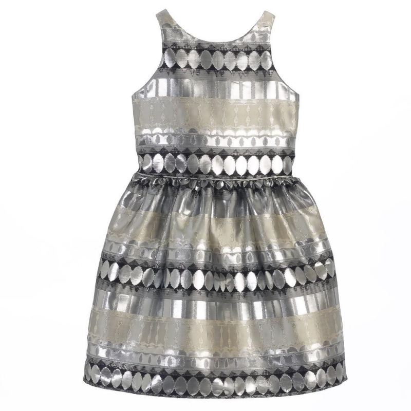 silver christmas dress