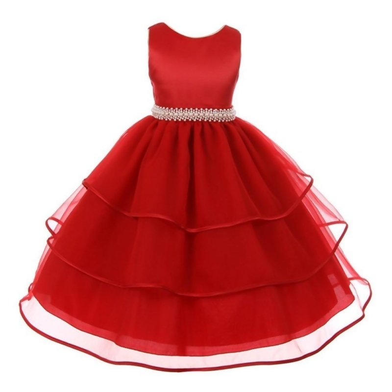 big girls red dress