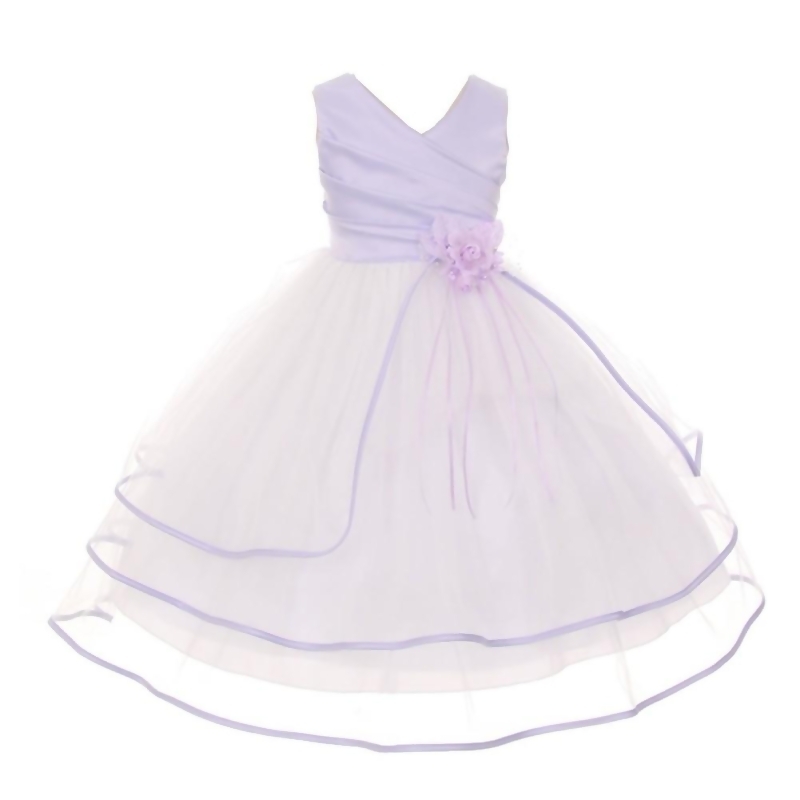 girls lilac bridesmaid dresses