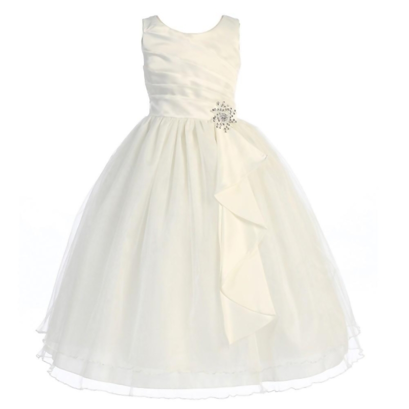 ivory little girl dress