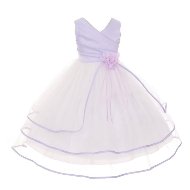 lilac little girl dresses