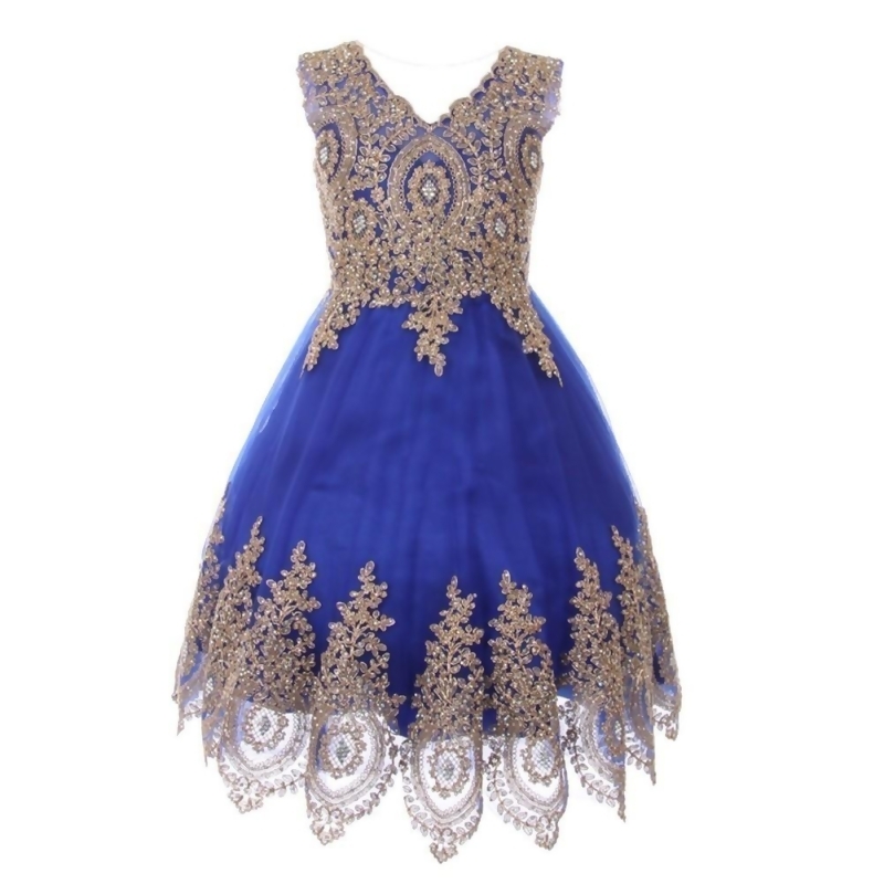 royal blue and gold bridesmaid dresses