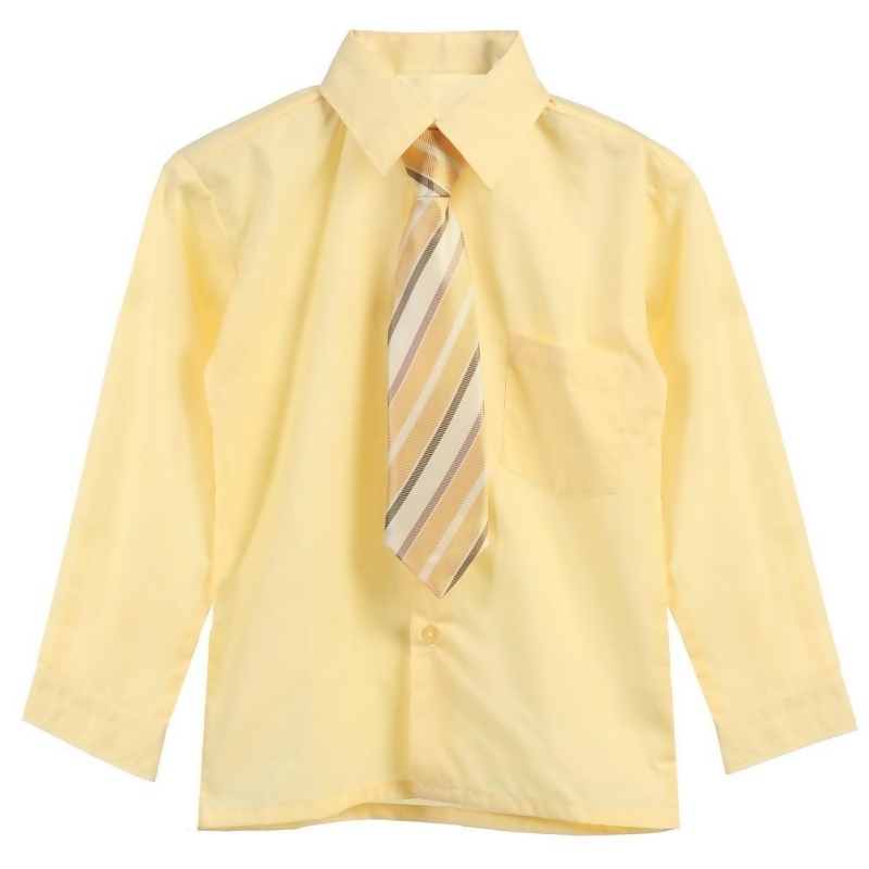 boys yellow dress shirt