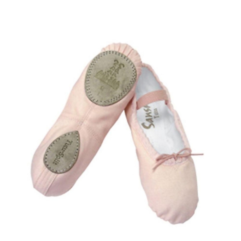 girls pink ballet shoes