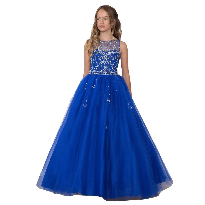 floor length pageant dresses