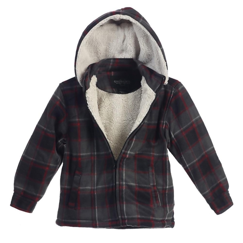 gioberti hooded flannel