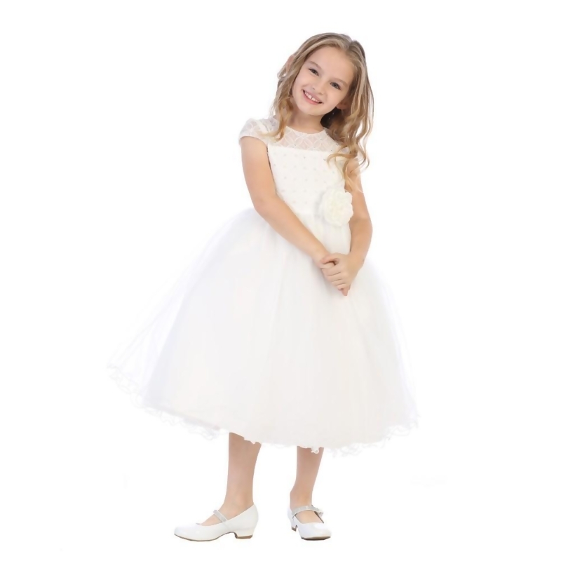 ivory little girl dress