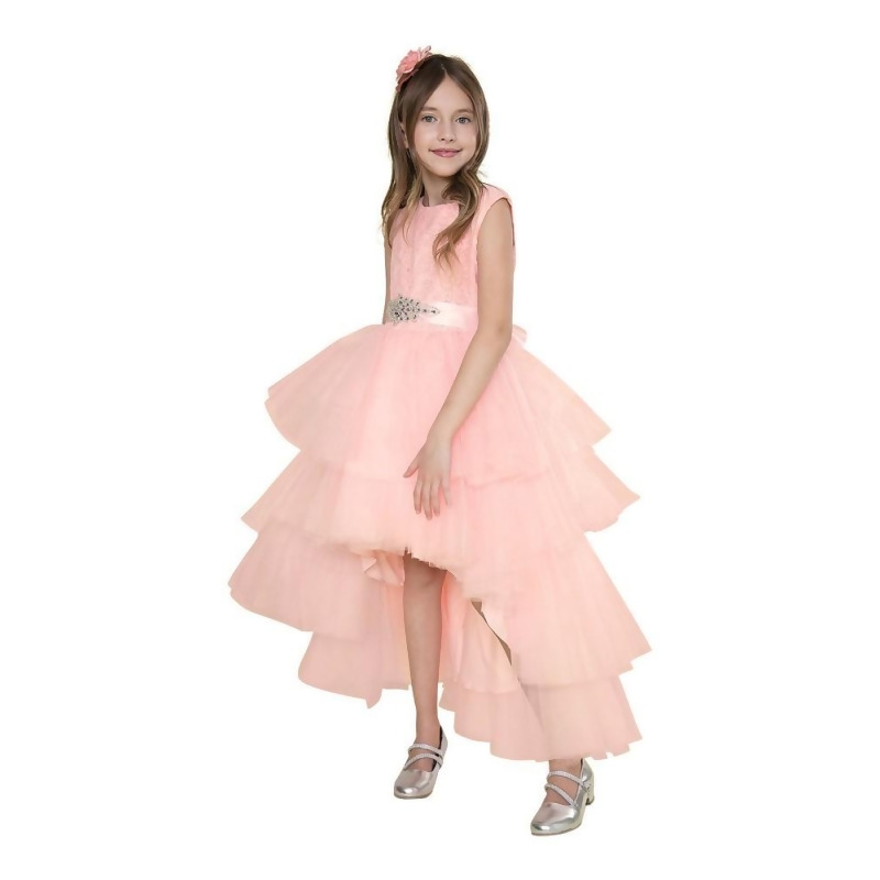 little girl blush pink dress