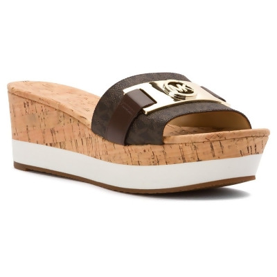 michael kors platform slides