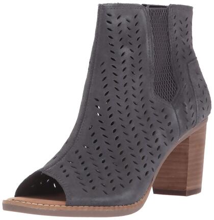toms women's majorca peep toe mid calf boot