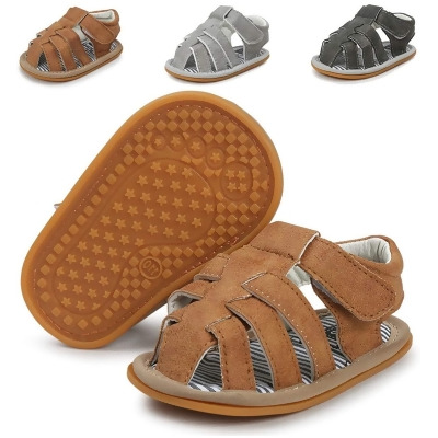 COSANKIM Infant Baby Boys Girls Summer Sandals Non Slip Soft Sole Toddler First Walker Crib Shoes(0-18 Months) 