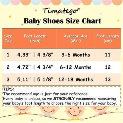 TIMATEGO Infant Baby Boys Girls Sneaker PU Leather Hard Bottom Non Slip Walking Shoes Cartoon Slippers Toddler First Walker Crib Shoes 3-18 Months 