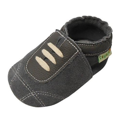 SAYOYO Baby Sneakers Leather Baby Shoes Crib Shoes Toddler Soft Sole Sneakers 