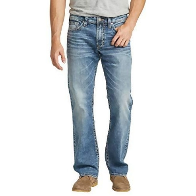 Silver Jeans Co. Men's Zac Relaxed Fit Straight Leg Jeans 