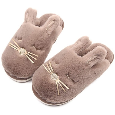 Caramella Bubble Kids Bunny Slippers for Girls Cute Fuzzy Animal House Slippers for Bedroom Easter Bunny slipppers 