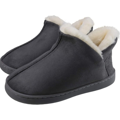 ChayChax Kids Indoor Outdoor Slippers Micro Suede House Shoes Boys Girls Winter Warm Fluffy Plush Slipper Boots with Anti-Slip Sole 