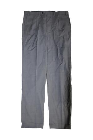 Lauren Ralph Lauren Men's Wool Blend Classic-Fit UltraFlex Stretch Double-Reverse Pleated Dress Pants - Grey 