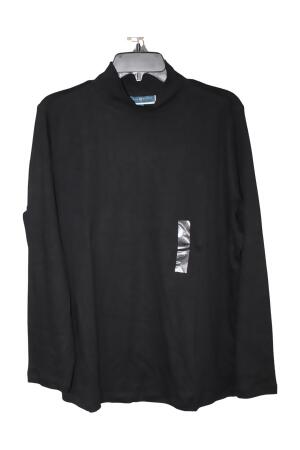 Karen Scott Plus Size Mock-Neck Top, Created for Macy's 