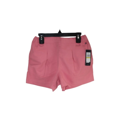 Tommy Hilfiger Girls' Casual Shorts FLAMINGO - Flamingo Plum Pleated Twill Shorts - Toddler & Girls 