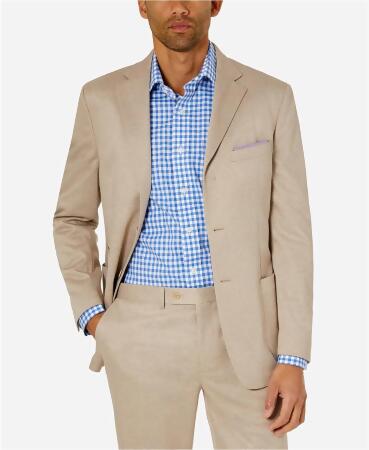 Mens Slim-Fit Knit Suit Jacket 