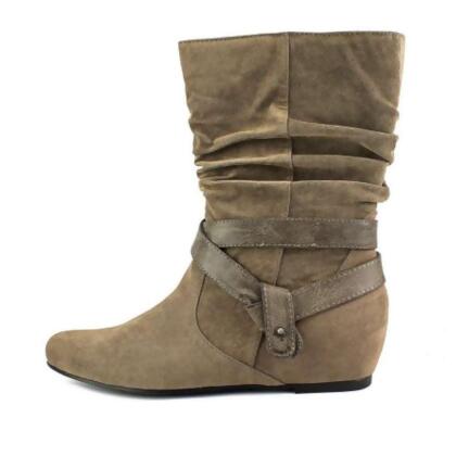 Kim Rogers Womens Memily Boot Suede Almond Toe Ankle Fashion Boots - 8.5 M US Womens