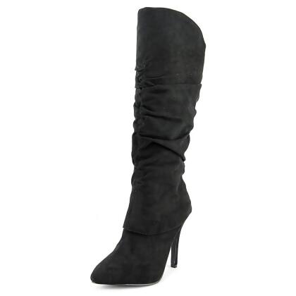 Nina Womens Konnie Suede Pointed Toe Knee High Fashion Boots - 6 M US Womens