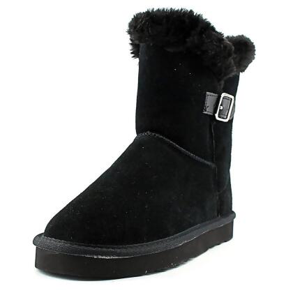 Style Co. Womens Tiny2 Suede Round Toe Ankle Cold Weather Boots - 6 M US Womens