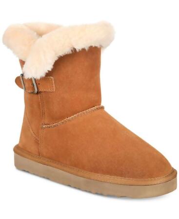 Style Co. Womens Tiny2 Suede Round Toe Ankle Cold Weather Boots - 6 M US Womens