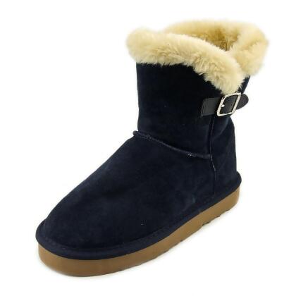 Style Co. Womens Tiny2 Suede Round Toe Ankle Cold Weather Boots - 10 M US Womens