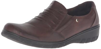 Easy Street Womens Proctor Leather Square Toe Loafers - 8.5 M US Womens