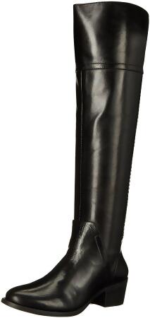 Vince Camuto Womens Bendra Leather Almond Toe Knee High Riding Boots - 6.5 M US Womens
