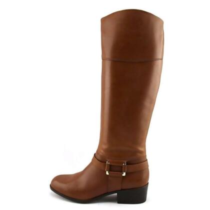 Alfani Womens Biliee Wide Calf Leather Round Toe Knee High Fashion Boots - 5.5 M US Womens