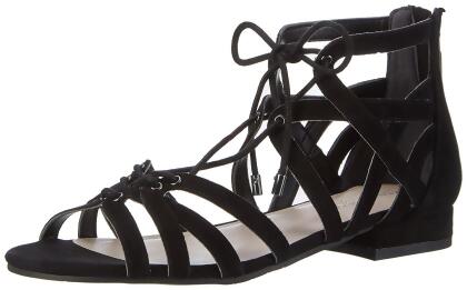 Kenneth Cole New York Womens Valerie Leather Open Toe Casual Strappy Sandals - 6.5 M US Womens