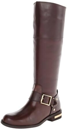 Vince Camuto Womens Kallie Leather Almond Toe Knee High Fashion Boots - 5.5 M US Womens