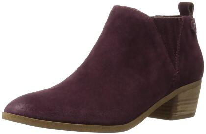 Marc Fisher Womens Wilde Suede Closed Toe Ankle Cowboy Boots - 6 M US Womens